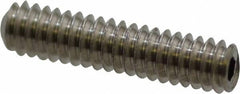 Value Collection - #2-56 UNC, 3/8" OAL, Cup Point Set Screw - Grade 18-8 Stainless Steel, 0.035" Key - Americas Industrial Supply