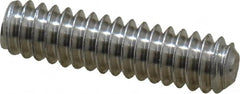 Value Collection - #10-24 UNC, 3/4" OAL, Cup Point Set Screw - Grade 18-8 Stainless Steel, 3/32" Key - Americas Industrial Supply
