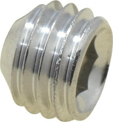 Value Collection - 1/4-28 UNF, 3/16" OAL, Cup Point Set Screw - Grade 18-8 Stainless Steel, 1/8" Key - Americas Industrial Supply