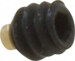 Made in USA - #6-32 UNC, 1/8" Length of Thread, Soft Tip Point Set Screw - Grade 8 Alloy Steel - Americas Industrial Supply