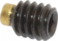 Made in USA - #8-32 UNC, 3/16" Length of Thread, Soft Tip Point Set Screw - Grade 8 Alloy Steel - Americas Industrial Supply
