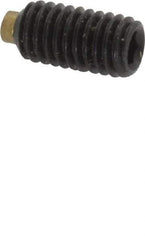Made in USA - #10-32 UNF, 3/8" Length of Thread, Soft Tip Point Set Screw - Grade 8 Alloy Steel - Americas Industrial Supply