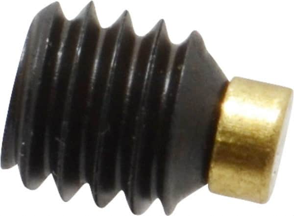 Made in USA - 5/16-18 UNC, 5/16" Length of Thread, Soft Tip Point Set Screw - Grade 8 Alloy Steel - Americas Industrial Supply