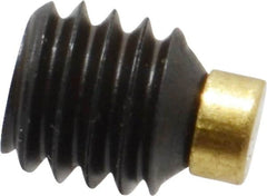 Made in USA - 5/16-18 UNC, 5/16" Length of Thread, Soft Tip Point Set Screw - Grade 8 Alloy Steel - Americas Industrial Supply