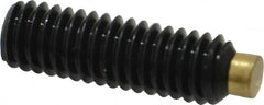 Made in USA - 5/16-18 UNC, 1" Length of Thread, Soft Tip Point Set Screw - Grade 8 Alloy Steel - Americas Industrial Supply