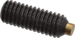 Made in USA - 3/8-16 UNC, 1" Length of Thread, Soft Tip Point Set Screw - Grade 8 Alloy Steel - Americas Industrial Supply