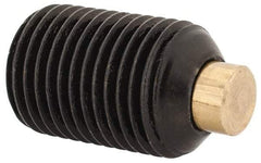 Made in USA - 1/2-20 UNF, 3/4" Length of Thread, Soft Tip Point Set Screw - Grade 8 Alloy Steel - Americas Industrial Supply