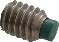 Made in USA - 5/16-18 UNC, 3/8" Length of Thread, Soft Tip Point Set Screw - Grade 18-8 Stainless Steel - Americas Industrial Supply