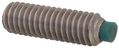 Made in USA - 5/16-18 UNC, 1" Length of Thread, Soft Tip Point Set Screw - Grade 18-8 Stainless Steel - Americas Industrial Supply