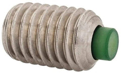 Made in USA - 1/2-13 UNC, 3/4" Length of Thread, Soft Tip Point Set Screw - Grade 18-8 Stainless Steel - Americas Industrial Supply