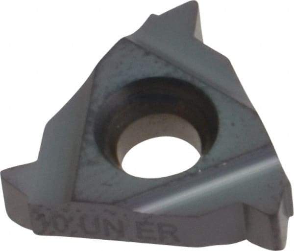 Iscar - 16ER External Right Hand 10 UN Laydown Threading Insert - Grade IC908, TiAlN Coated Carbide, 9.53mm Inscribed Circle - Americas Industrial Supply