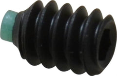 Made in USA - #6-32 UNC, 3/16" Length of Thread, Soft Tip Point Set Screw - Grade 8 Alloy Steel - Americas Industrial Supply