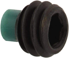 Made in USA - #8-32 UNC, 1/8" Length of Thread, Soft Tip Point Set Screw - Grade 8 Alloy Steel - Americas Industrial Supply