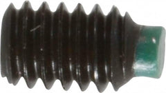Made in USA - #8-32 UNC, 1/4" Length of Thread, Soft Tip Point Set Screw - Grade 8 Alloy Steel - Americas Industrial Supply