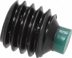 Made in USA - #10-32 UNF, 3/16" Length of Thread, Soft Tip Point Set Screw - Grade 8 Alloy Steel - Americas Industrial Supply