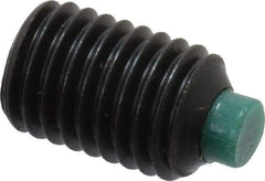 Made in USA - 1/4-28 UNF, 3/8" Length of Thread, Soft Tip Point Set Screw - Grade 8 Alloy Steel - Americas Industrial Supply