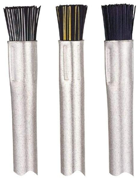 Gordon Brush - Parts Washer Flow-Through Brush - 1/2" Long, Nylon Bristles - Americas Industrial Supply