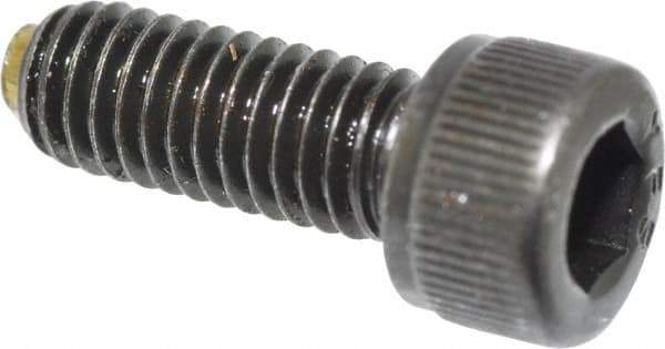 Made in USA - #10-32 UNF Hex Socket Drive, Socket Cap Screw - Alloy Steel, Black Oxide Finish, Fully Threaded, 1/2" Length Under Head - Americas Industrial Supply