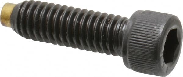 Made in USA - 5/16-18 UNC Hex Socket Drive, Socket Cap Screw - Alloy Steel, Black Oxide Finish, Fully Threaded, 1" Length Under Head - Americas Industrial Supply