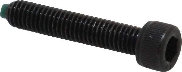 Made in USA - #10-32 UNF Hex Socket Drive, Socket Cap Screw - Alloy Steel, Black Oxide Finish, Fully Threaded, 1" Length Under Head - Americas Industrial Supply