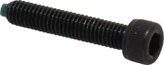 Made in USA - #10-32 UNF Hex Socket Drive, Socket Cap Screw - Alloy Steel, Black Oxide Finish, Fully Threaded, 3/4" Length Under Head - Americas Industrial Supply