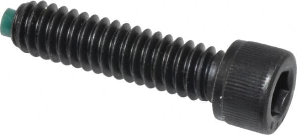 Made in USA - 1/4-20 UNC Hex Socket Drive, Socket Cap Screw - Alloy Steel, Black Oxide Finish, Fully Threaded, 1" Length Under Head - Americas Industrial Supply
