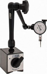 Mitutoyo - 0.0005" Graduation, 0-15-0 Dial Reading, Indicator & Base Kit - 0.0005 Inch Graduation, Includes Standard Magnetic Base, Test Indicator - Americas Industrial Supply