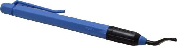 Noga - 2 Piece High Speed Steel Blade Hand Deburring Tool Set - S10 Blades, For Holes, Straight Edge, Curved Edge - Americas Industrial Supply