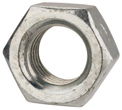 Value Collection - 5/8-11 UNC Grade 2 Two Way Lock Nut with Distorted Thread - 15/16" Width Across Flats, 35/64" High, Zinc-Plated Finish - Americas Industrial Supply