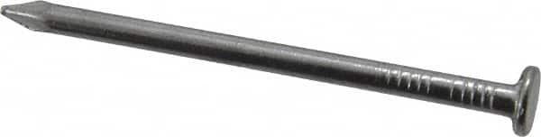 Value Collection - 6D, 12 Gauge, 2" OAL Common Nails - Ring Shank, Grade 2 Steel, Bright Finish - Americas Industrial Supply