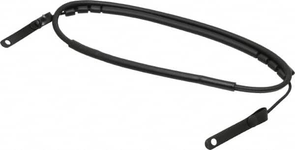 MSA - Neoprene Rubber Hard Hat Goggle Retainer - Black, Compatible with MSA V-Gard - Americas Industrial Supply