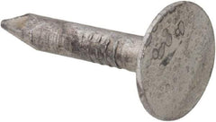 Value Collection - 11 Gauge, 3/4" OAL Roofing Nails - Ring Shank, Grade 2 Steel, Galvanized Finish - Americas Industrial Supply