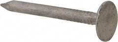 Value Collection - 11 Gauge, 1-1/4" OAL Roofing Nails - Ring Shank, Grade 2 Steel, Galvanized Finish - Americas Industrial Supply