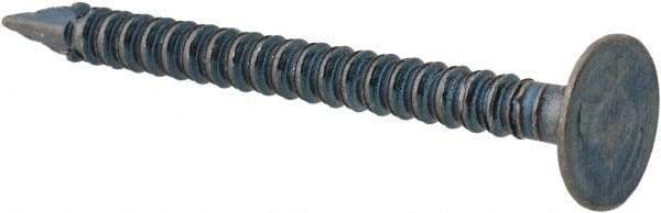 Value Collection - 13 Gauge, 1-3/8" OAL Common Nails - Annular Thread Shank, Grade 2 Steel, Blued Finish - Americas Industrial Supply