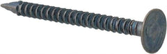 Value Collection - 13 Gauge, 1-3/8" OAL Common Nails - Annular Thread Shank, Grade 2 Steel, Blued Finish - Americas Industrial Supply