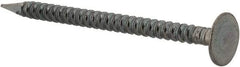 Value Collection - 13 Gauge, 1-5/8" OAL Common Nails - Annular Thread Shank, Grade 2 Steel, Blued Finish - Americas Industrial Supply