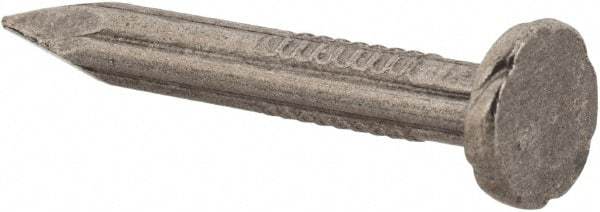 Value Collection - 9 Gauge, 1-1/4" OAL Masonry Nails - Fluted Shank, Grade 2 Steel, Uncoated - Americas Industrial Supply