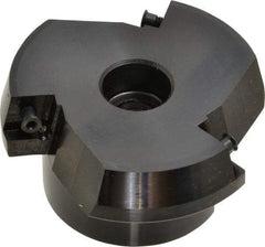 Cutting Tool Technologies - 3" Cut Diam, 1" Arbor Hole, 0.45" Max Depth of Cut, 15° Indexable Chamfer & Angle Face Mill - 3 Inserts, CNMA 432 Insert, 3 Flutes, Series SCNM - Americas Industrial Supply