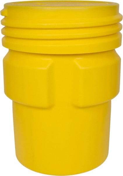 Eagle - 95 Gallon Closure Capacity, Screw On Closure, Yellow Overpack - 55 Gallon Container, Polyethylene, 660 Lb. Capacity, UN 1H2/X300/S Listing - Americas Industrial Supply