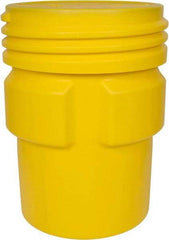 Eagle - 95 Gallon Closure Capacity, Screw On Closure, Yellow Overpack - 55 Gallon Container, Polyethylene, 660 Lb. Capacity, UN 1H2/X300/S Listing - Americas Industrial Supply