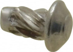 Value Collection - #0 Round Head Sheet Metal Screw - Stainless Steel, 1/8" Length Under Head, ASME B18.6.3 & ASME B18.6.4, Grade 18-8 - Americas Industrial Supply