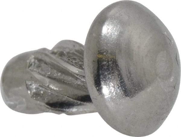 Value Collection - #4 Round Head Sheet Metal Screw - Stainless Steel, 3/16" Length Under Head, ASME B18.6.3 & ASME B18.6.4, Grade 18-8 - Americas Industrial Supply