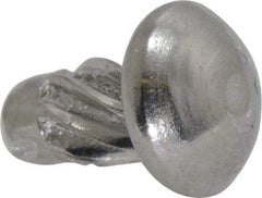 Value Collection - #4 Round Head Sheet Metal Screw - Stainless Steel, 3/16" Length Under Head, ASME B18.6.3 & ASME B18.6.4, Grade 18-8 - Americas Industrial Supply