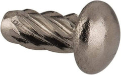 Value Collection - #6 Round Head Sheet Metal Screw - Stainless Steel, 5/16" Length Under Head, ASME B18.6.3 & ASME B18.6.4, Grade 18-8 - Americas Industrial Supply