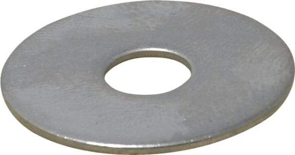 Value Collection - 1/4" Screw, Grade 18-8 Stainless Steel Fender Flat Washer - 9/32" ID x 1" OD, 0.05" Thick - Americas Industrial Supply