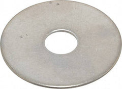 Value Collection - 1/2" Screw, Grade 18-8 Stainless Steel Fender Flat Washer - 17/32" ID x 2" OD, 0.06" Thick - Americas Industrial Supply