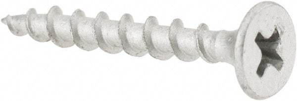 Value Collection - #6 Bugle Head, Phillips Steel Deck Screw - 1-1/4" OAL, Galvanized, Grade 2 - Americas Industrial Supply