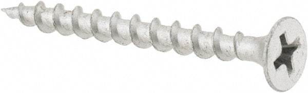 Value Collection - #6 Bugle Head, Phillips Steel Deck Screw - 1-5/8" OAL, Galvanized, Grade 2 - Americas Industrial Supply