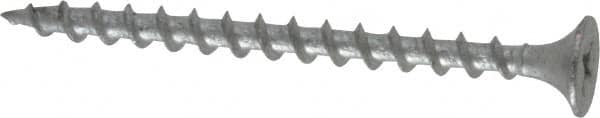 Value Collection - #6 Bugle Head, Phillips Steel Deck Screw - 2" OAL, Galvanized, Grade 2 - Americas Industrial Supply