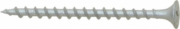 Value Collection - #6 Bugle Head, Phillips Steel Deck Screw - 2" OAL, Galvanized, Grade 2 - Americas Industrial Supply